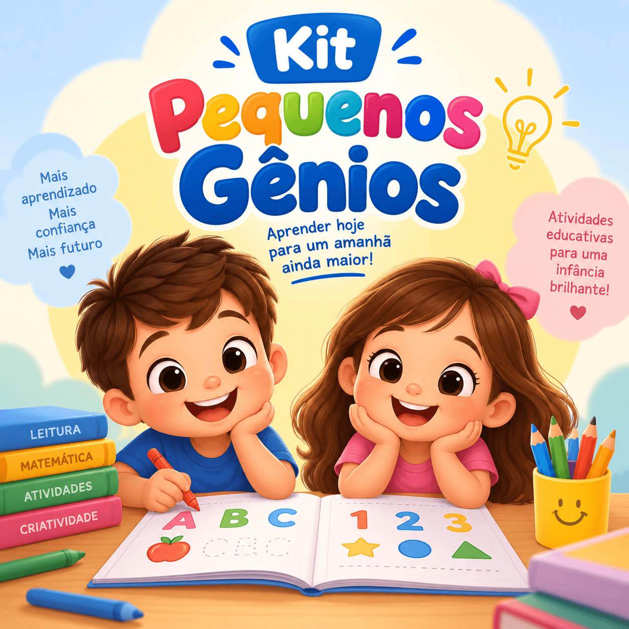 Capa do Kit Pequenos Gênios